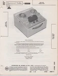 1960 Trav-ler TT591 Reel Tape Recorder Service Manual Photofact Diagram. Fixed Price $8.99.