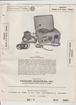 Crescent Wire Recorder Model H-19 Steno Service Manual Sams Photofact 1/1951 A3. Fixed Price $8.55.