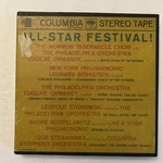 All-star Festival Reel-to-reel Tape 4-TRACK 7.5 Ips Ormandy Columbia Bernstein+. Fixed Price $8.96.