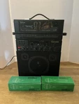 Venturer Karaoke Machine Cassette Player, Radio, 2 Micropohones Model No. K890. Fixed Price $99.00.