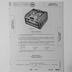 Wilcox Gay Models 762 782 Open Reel Tape Deck - Sams Photofact 1959 New. Fixed Price $9.45.