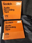 Scotch 3M Audio Recording Tape 179 1/4X3600 Lot Of 2 Reels. Fixed Price $69.50.