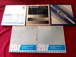 All Metal Reel To Tapes 10.5 1/4 Maxell Ud 35-180. Sony Slh. Scotch Tdk.. Fixed Price $240.00.
