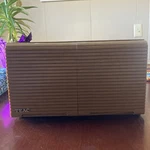 Teac Video Vhs Vintage Tape Organizer Storage Drawers Boxes Wood Grain 80. Fixed Price $24.99.