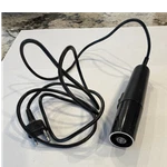 Ge Black Wired Microphone With Dual 2 Pin Plug For Radio Communication Devices. Fixed Price $7.77.