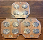 3 Plaques Texas Rangers Belt Buckle Awards Pioneer,frontier, New West Era's Art. Fixed Price $499.00.