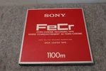 One Sony Fecr 1100M 1100BL 10.5" 1/4" Tape + Metal Reel And Box. Fixed Price $60.00.