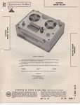 1962 Harpers NL-404 Reel Tape Recorder Player Service Manual Photofact. Fixed Price $8.99.