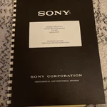 Sony Condenser Microphone 37 Fet Tech And Service Instruction Manual. Fixed Price $150.00.