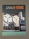 Teac A-1250S Stereo Tape Deck Brochure D-1503. Fixed Price $64.95.