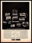1962 Sony Stereo Tape Deck 262-D Reel To Recorders Vintage Print Ad. Fixed Price $9.95.