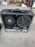E6 Vtg Untested Philco Tape Recorder Model TRR-76BK Reel To. Fixed Price $70.00.