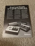 1971 Panasonic Cassette Player RS-275US RS-270US RS-256UAS RS-272US Print Ad 70S. Fixed Price $6.99.
