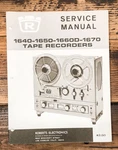 Roberts Model 1640 1650 1660D 1670 Reel To Service Manual *original*. Fixed Price $34.97.