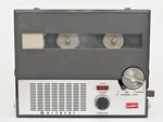 Vintage Hitachi TRQ-330 Level Matic Portable Reel To Tape Recorder W/ Mic. Fixed Price $65.00.