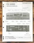 Kenwood KX-W895 Cassette Service Manual *original*. Fixed Price $19.97.