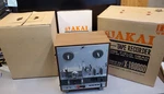 Akai X-1800SD Super Deluxe Reel-to-reel And Cartridge 8-TRACK Recorder In Box. Fixed Price $499.95.