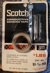 3M Scotch Conductive Sensing Tape Cat No. 51-7/32-150 New Old Stock. Fixed Price $16.99.