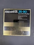 1- Maxell Ud 35-90 Sound Recording Tape 7" To Reel. Appears Unused. Fixed Price $45.00.
