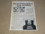 Akai Open Reel 1975, GX-630DSS Quad, GX-630DB, GX-630D, Page, Article. Fixed Price $9.99.
