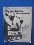Teac A-7030U Reel Magazine Ad Audio October 1969. Fixed Price $19.92.