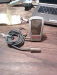Vintage German Grundig Mikrofon Gdm 15 Reverb With Crack. Fixed Price $15.00.