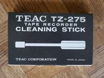 Original Teac TZ-275 Tape Recorder Cleaning Stick. Fixed Price $9.99.