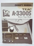 Teac A-3300S Reel To Owners Manual. Fixed Price $14.99.
