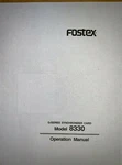 Fostex G24S/G16S Track 1/2'' Reel Recorder 8330 Sync Card Manual (copy). Fixed Price $50.00.