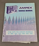 Ampex Tape Recorder Model 121/890/1150/1153/1160/1163/1165 Service Manual D-2361. Fixed Price $195.00.