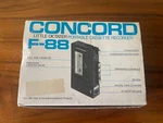 Concord F-88 Little Dictator Portable Cassette Recorder W/ Box. Fixed Price $49.99.