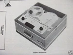 Recordio R-592 Tape Recorder Photofact. Fixed Price $6.50.