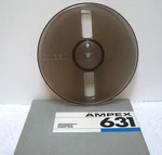 7" Inch Ampex 631 Empty Take-up Reel To + Box For 4-TRACK 3.75 Ips 7.5. Fixed Price $8.00.
