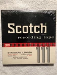 Scotch Recording Tape 7" Reel 111 3M Sealed New Standard Length 1/4" X 1200 Feet. Fixed Price $19.99.