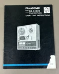 Panasonic RS-736US Operating Instructions D-1547. Fixed Price $54.95.