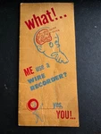 Original Vintage 1940'S Sears Silvertone Radio / Wire Recorder Pamphlet. Fixed Price $19.50.