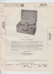 Crestwood Model CP-201 Tape Recorder Service Manual Sams Photofact 12/1950 A2. Fixed Price $7.45.
