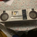 Sharp QT37Z White Stereo Radio Tape Recorder 1980 Japan Vintage Rare. Fixed Price $150.00.