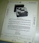 Bell & Howell Models 770 775G-1 Reel Tape Recorder 1958 Sams Photofact. Fixed Price $5.00.
