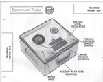 1956 Telectro 556 Reel Tape Recorder Photofact Instruction Manual Vtg. Fixed Price $11.04.