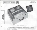 1956 Pentron HF-400 Reel Tape Recorder Photofact Instruction Manual Vtg. Fixed Price $11.04.