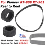 Pinch Roller Tires With Capstan Belt Kit For Pioneer RT-909 RT-901 Reel To. Fixed Price $23.99.