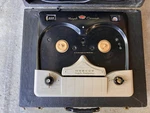 Webcor Vintage Compact Reel-to-reel Tape Recorder With Microphone. Fixed Price $150.00.