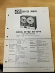 Jvc Service Manual Model 1695U, RD-1695 Tape Recorder. Fixed Price $18.00.