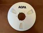 Agfa 1/4" Empty 10.5" Inch Metal Audio Take Up Reels For Tape. Fixed Price $35.00.