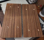 Teac Wood Side Panels With Screws &washers For 1230 Reel To Used Fair Con. Fixed Price $20.00.