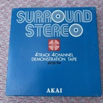 Pre-owned Akai Surround Quad Demo ATD-74 Reel-to-reel Tape And Take Up. Fixed Price $50.00.