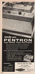 1958 Pentron Aristocrat Reel-to-reel Tape Recorder Chicago Il Vintage Hi-fi Ad. Fixed Price $10.99.