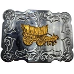 Covered Wagon Belt Buckle Cowboy Pioneer Western Wear Old. Fixed Price $19.59.