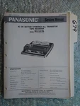 Panasonic RQ-103S Service Manual Original Repair Book Cassette Tape Recorder. Fixed Price $22.50.